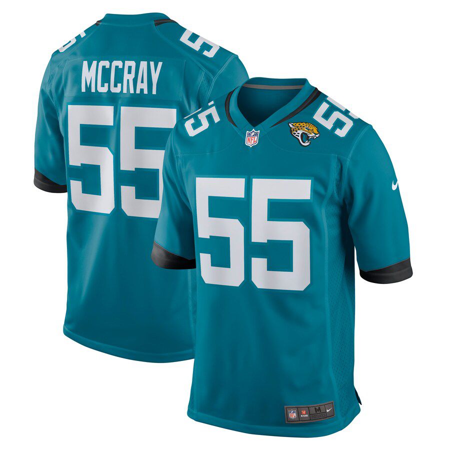 Men Jacksonville Jaguars #55 Lerentee McCray Nike Green Game NFL Jersey